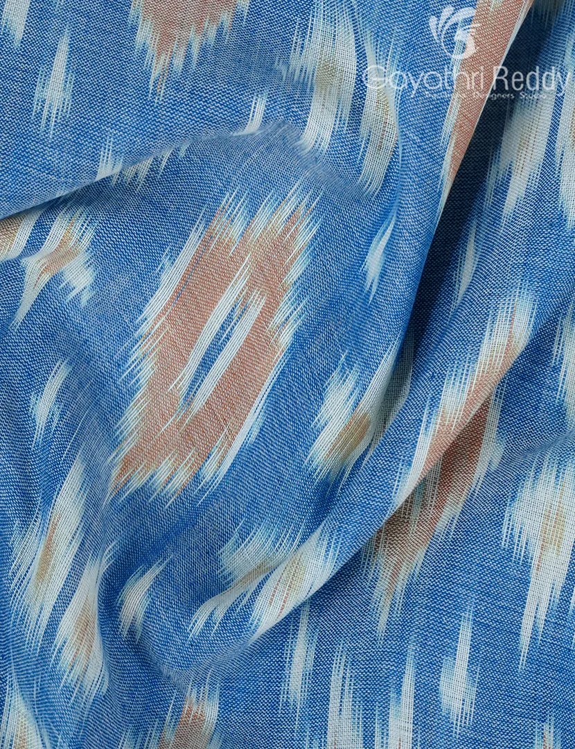 PURE IKKAT COTTON (H.L) SAREE-IKC1064 - Image 5