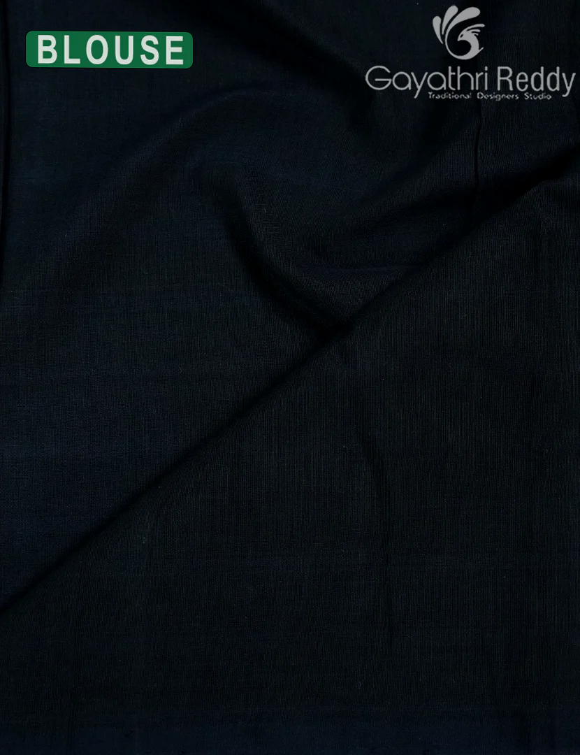 PURE IKKAT COTTON (H.L) SAREE-IKC1066 - Image 3