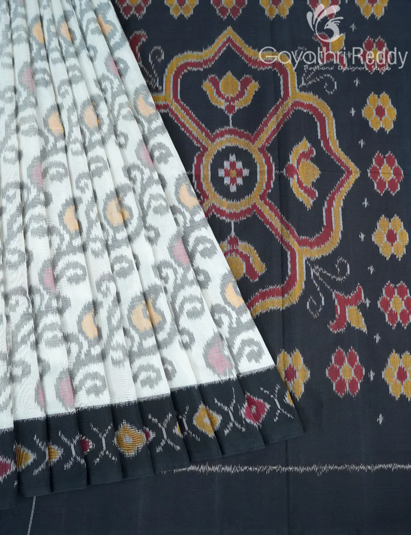 PURE IKKAT COTTON (H.L) SAREE-IKC1069 - Image 2