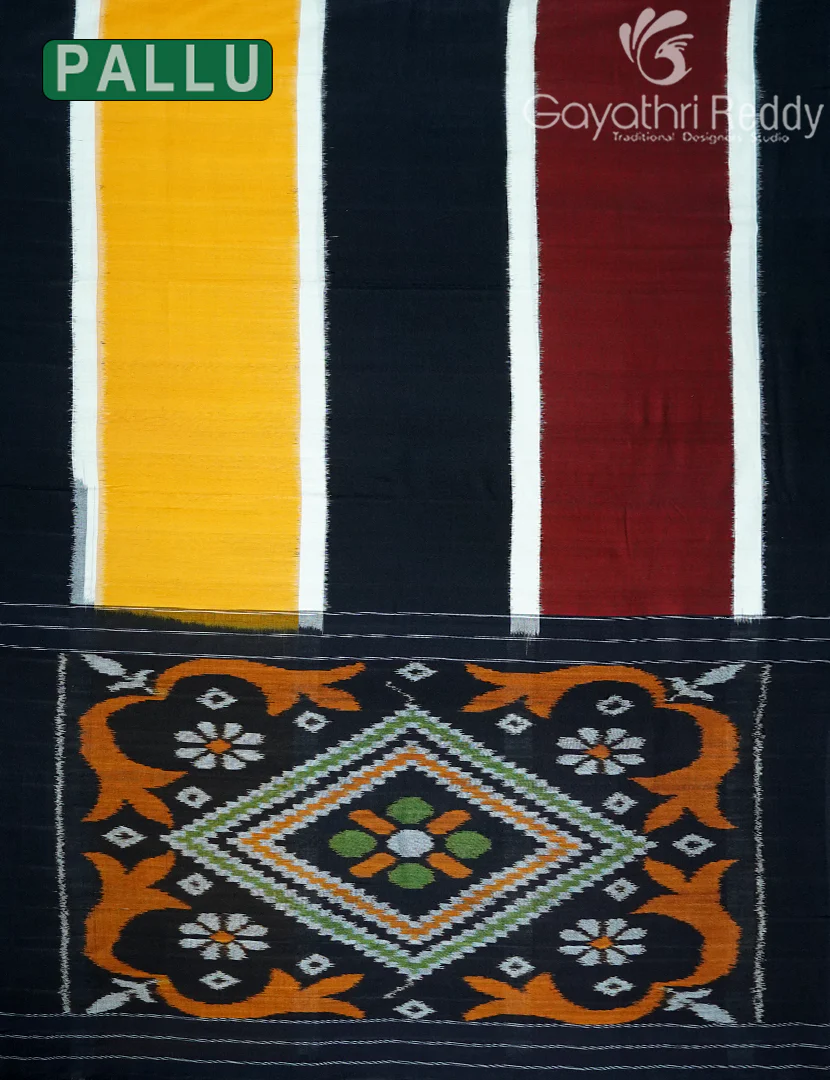 PURE IKKAT COTTON (H.L) SAREE-IKC1070 - Image 2