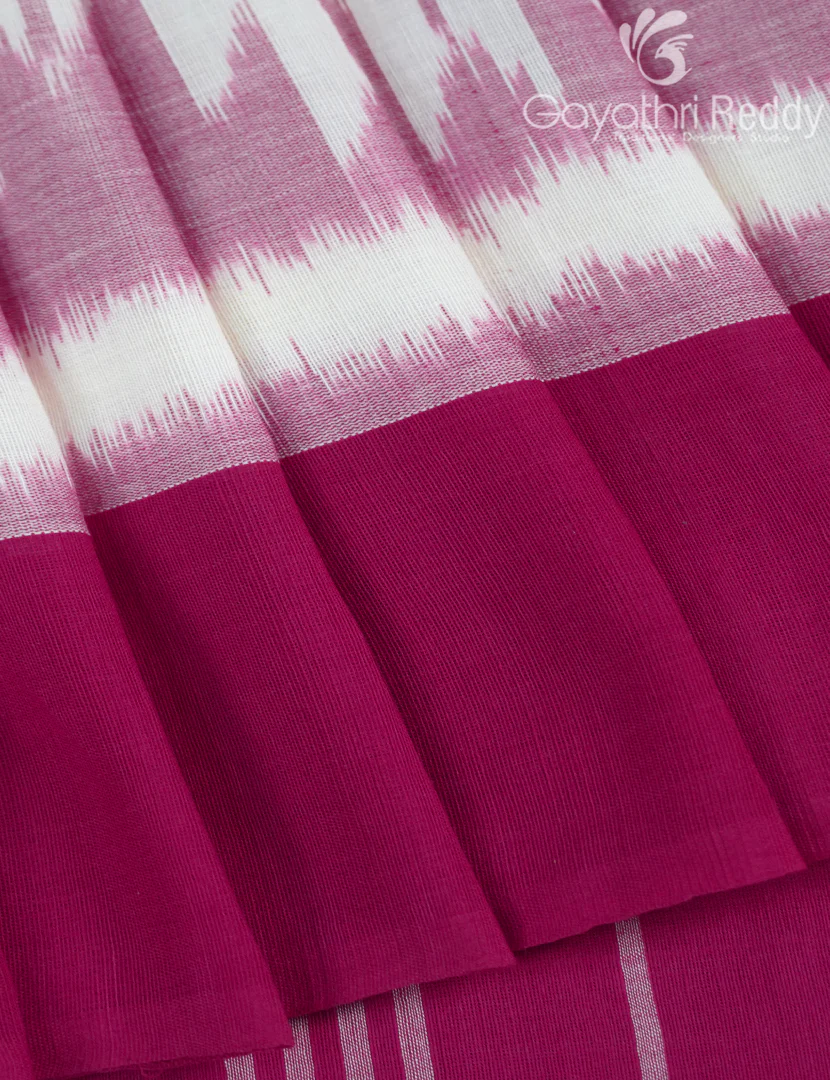 PURE IKKAT COTTON (H.L) SAREE-IKC1072 - Image 5