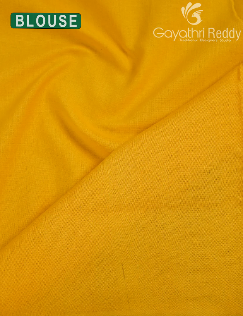 PURE IKKAT COTTON (H.L) SAREE-IKC1074 - Image 3