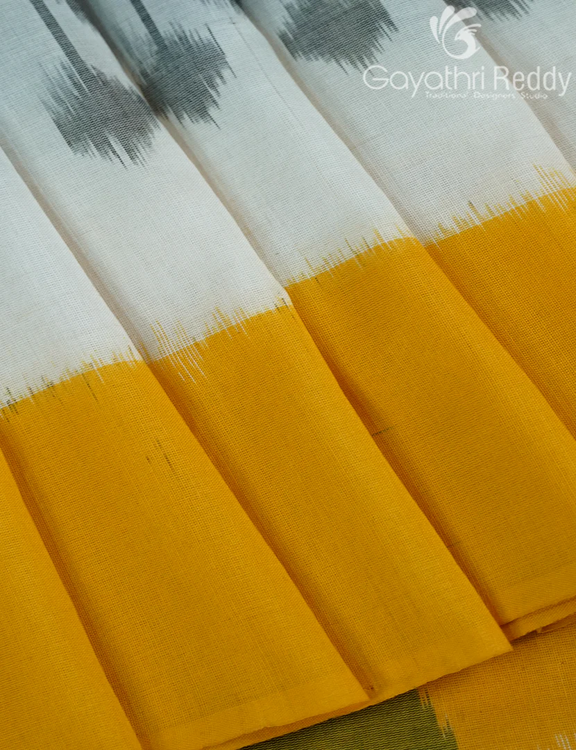 PURE IKKAT COTTON (H.L) SAREE-IKC1074 - Image 4