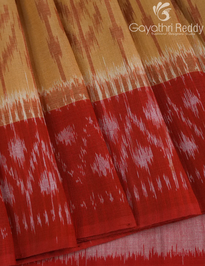 PURE IKKAT COTTON (H.L) SAREE-IKC1075 - Image 4