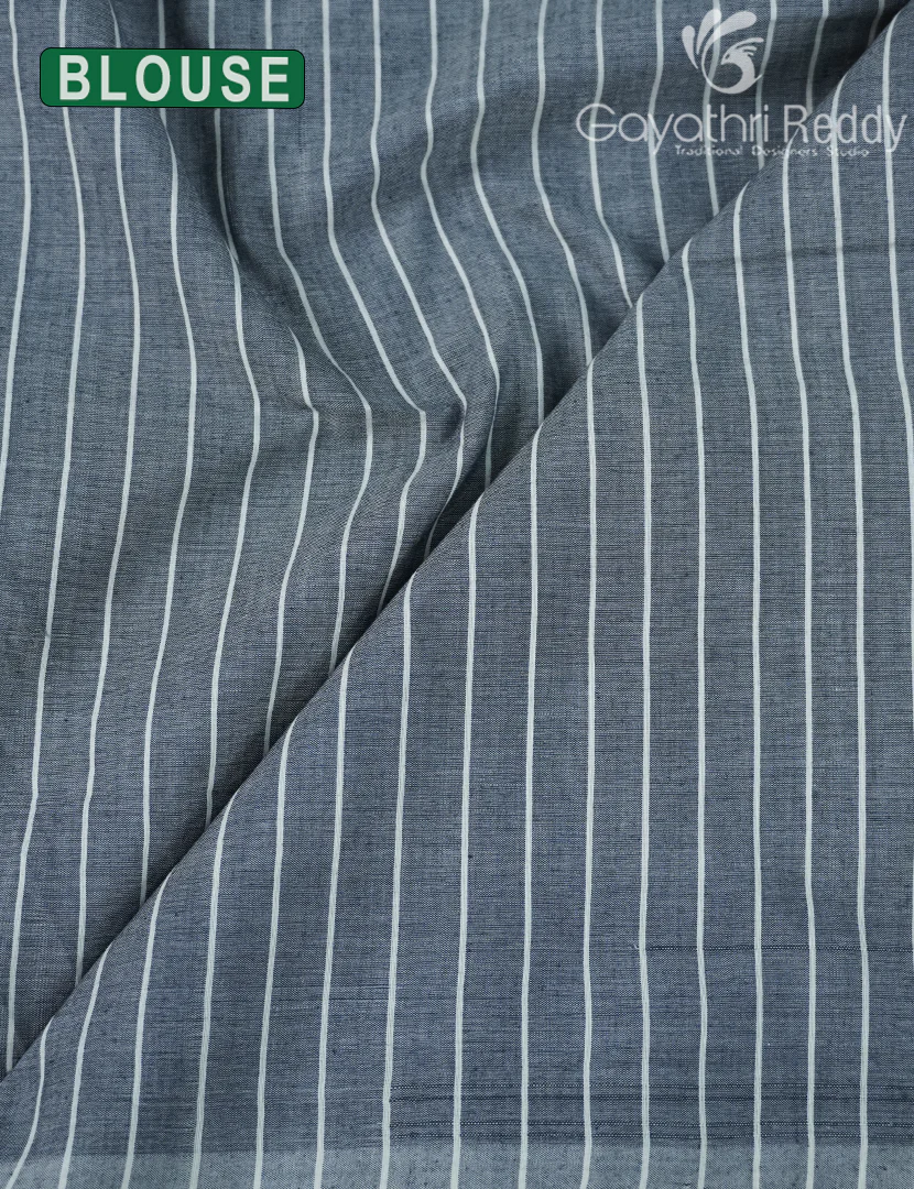 PURE IKKAT COTTON (H.L) SAREE-IKC1076 - Image 3