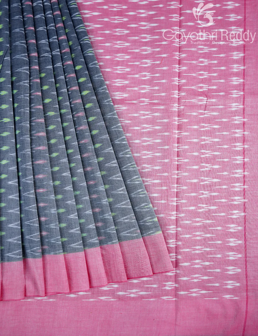 PURE IKKAT COTTON SAREE-IKC1083