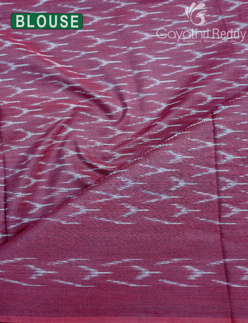 PURE IKKAT COTTON SAREE-IKC1088 - Image 3