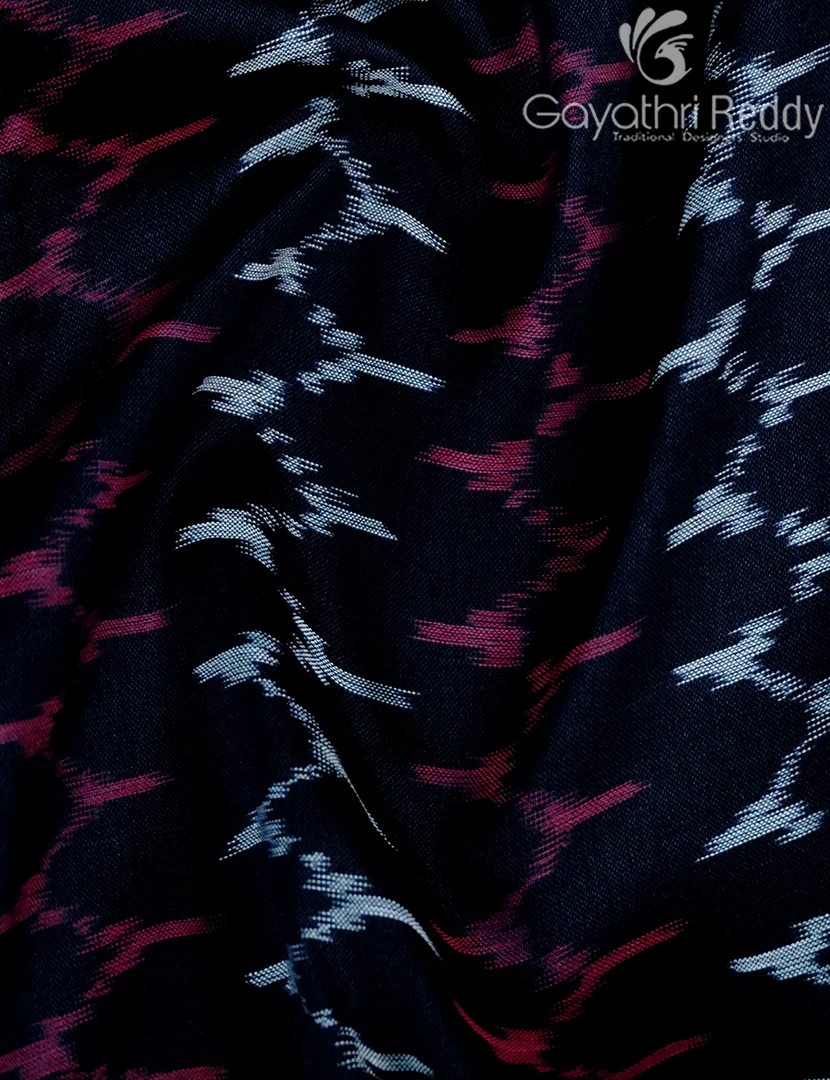 PURE IKKAT COTTON SAREE-IKC1088 - Image 5