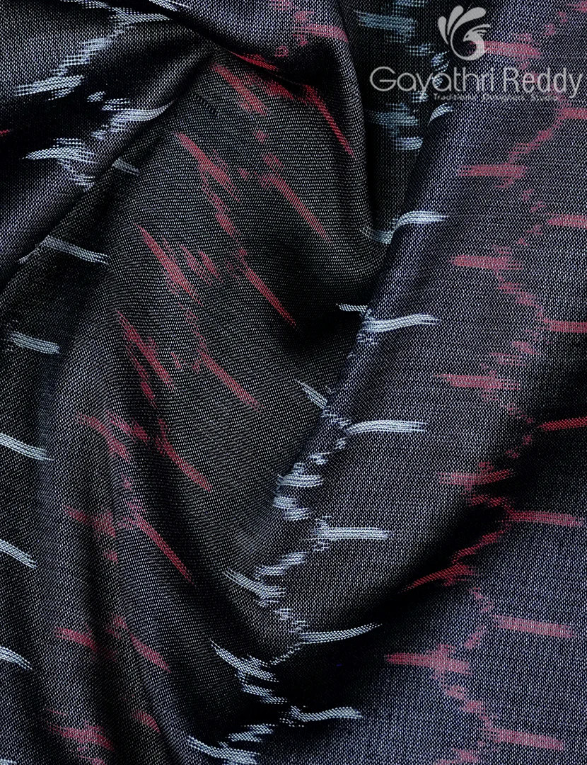 PURE IKKAT COTTON SAREE-IKC1089 - Image 5