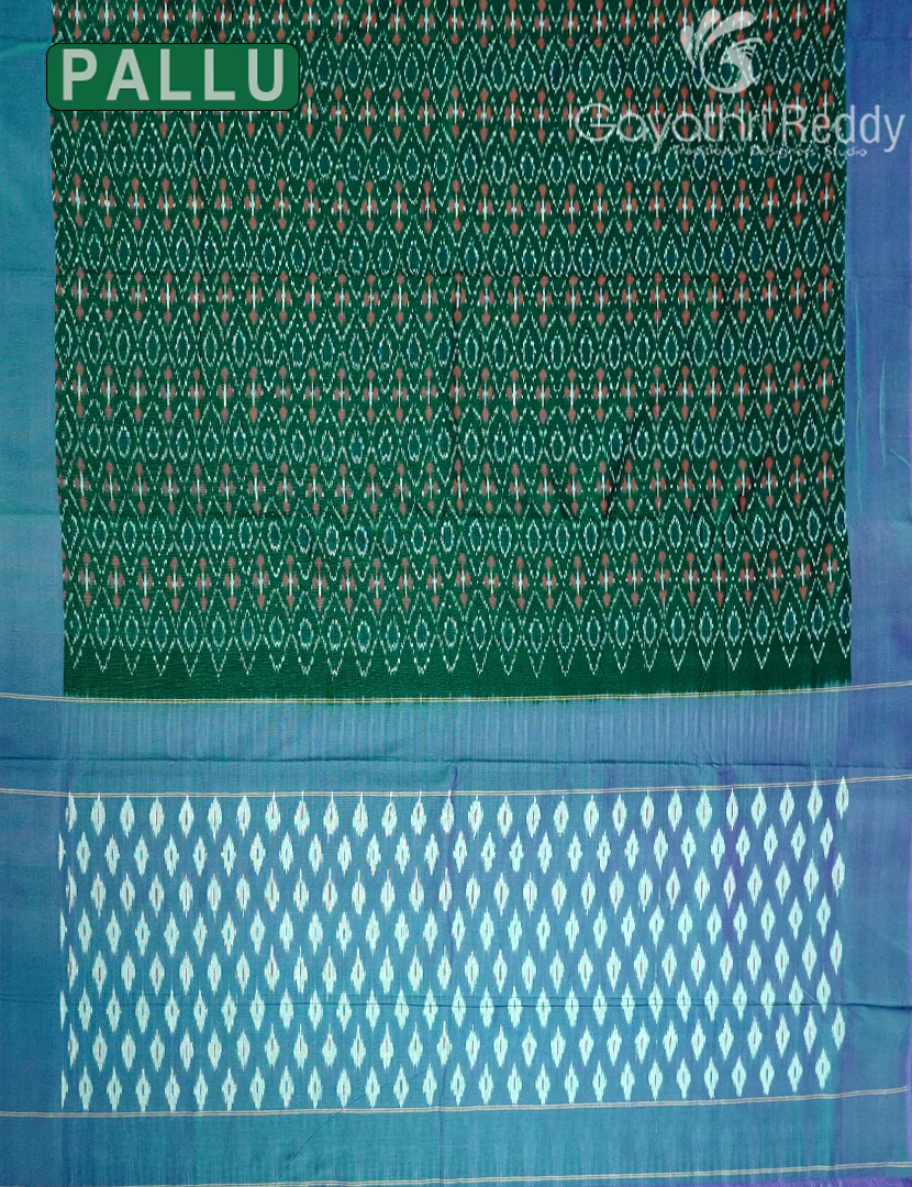 PURE IKKAT COTTON SAREE-IKC1090 - Image 2