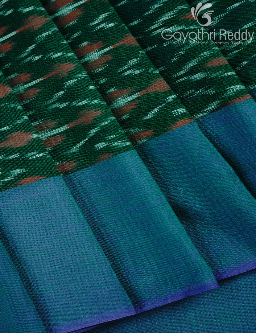 PURE IKKAT COTTON SAREE-IKC1090 - Image 4
