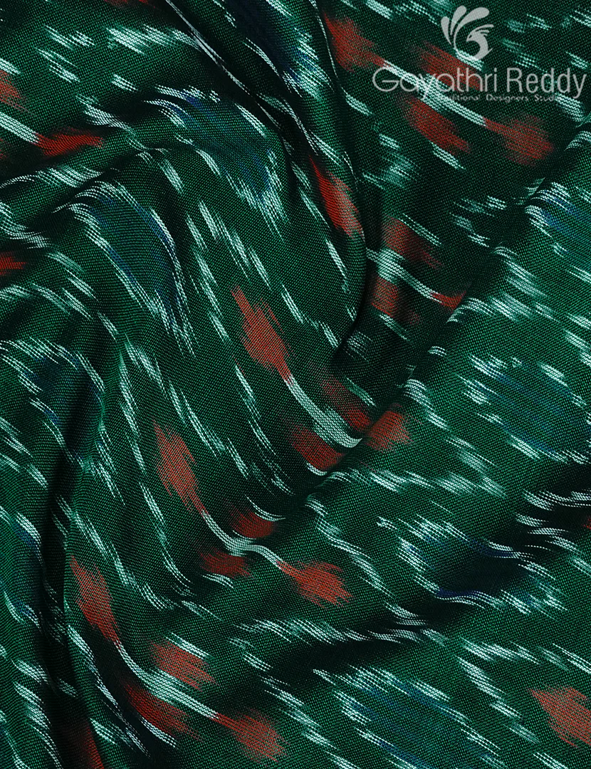 PURE IKKAT COTTON SAREE-IKC1090 - Image 5