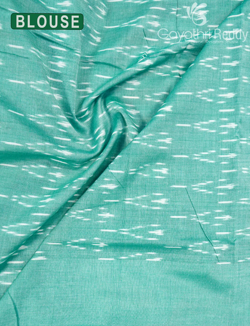 PURE IKKAT COTTON SAREE-IKC1093 - Image 3