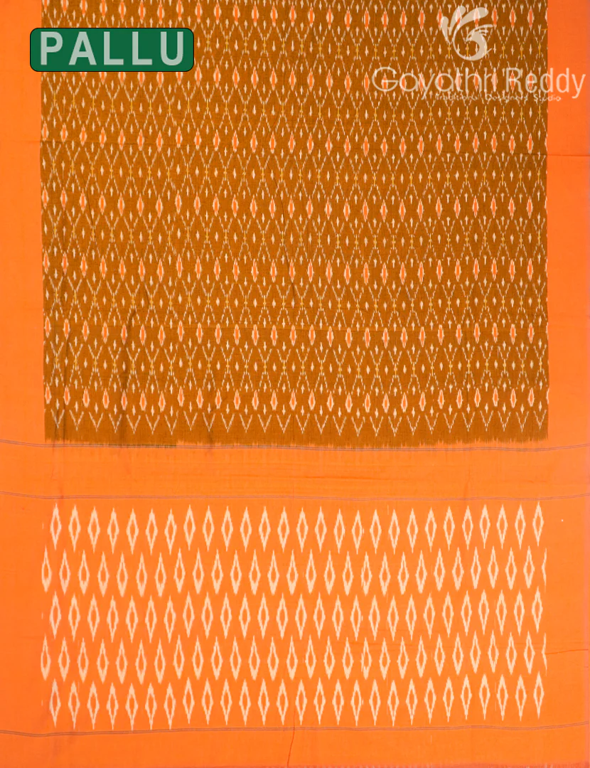 PURE IKKAT COTTON SAREE-IKC1094 - Image 2