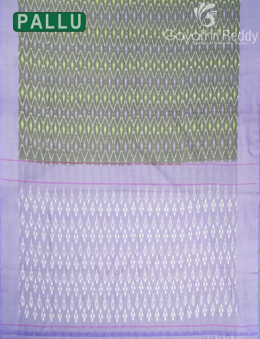 PURE IKKAT COTTON SAREE-IKC1095 - Image 2