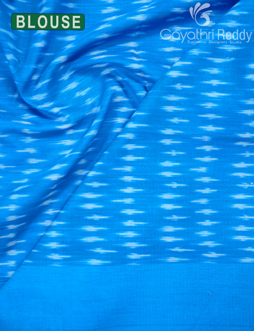 PURE IKKAT COTTON SAREE-IKC1100 - Image 3
