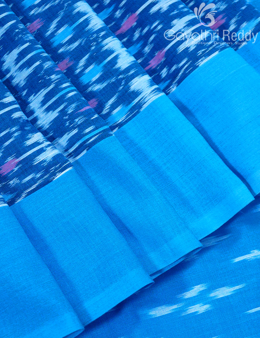 PURE IKKAT COTTON SAREE-IKC1100 - Image 4