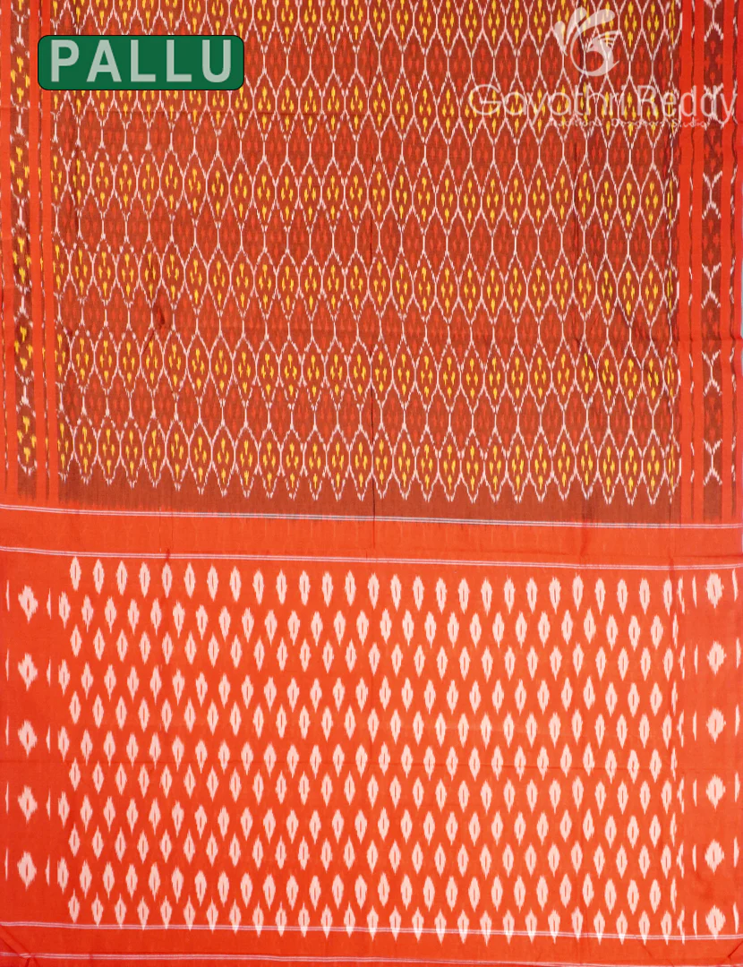 PURE IKKAT COTTON SAREE-IKC1102 - Image 2