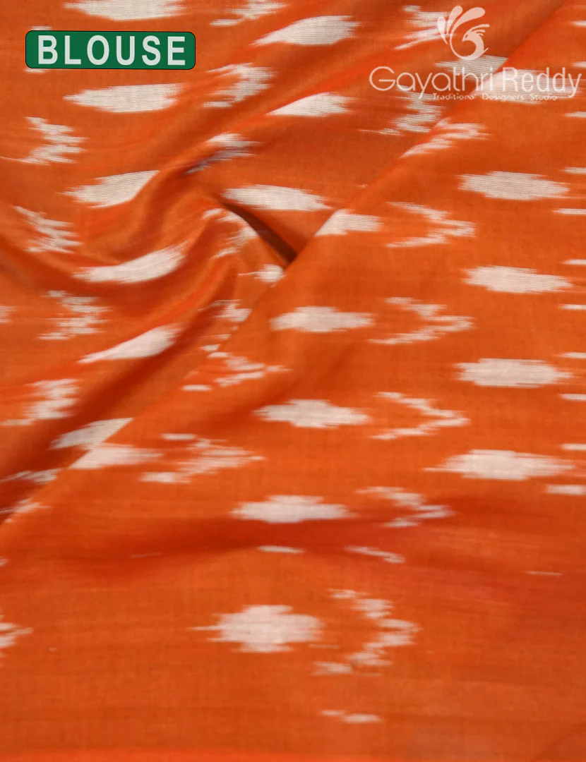 PURE IKKAT COTTON SAREE-IKC1110 - Image 3