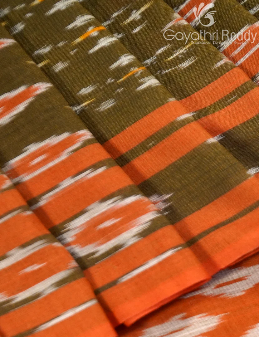 PURE IKKAT COTTON SAREE-IKC1110 - Image 4