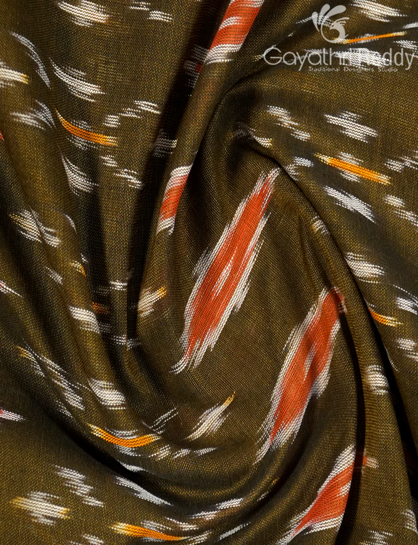 PURE IKKAT COTTON SAREE-IKC1110 - Image 5