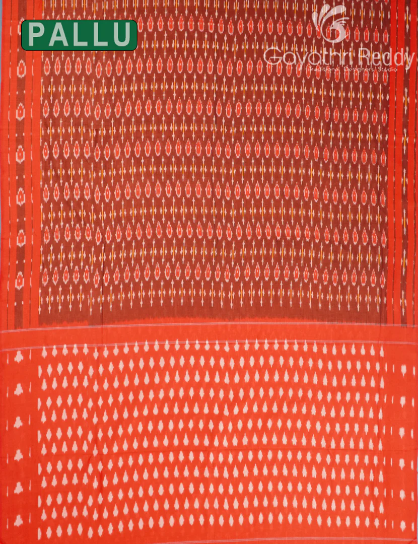 PURE IKKAT COTTON SAREE-IKC1112 - Image 2