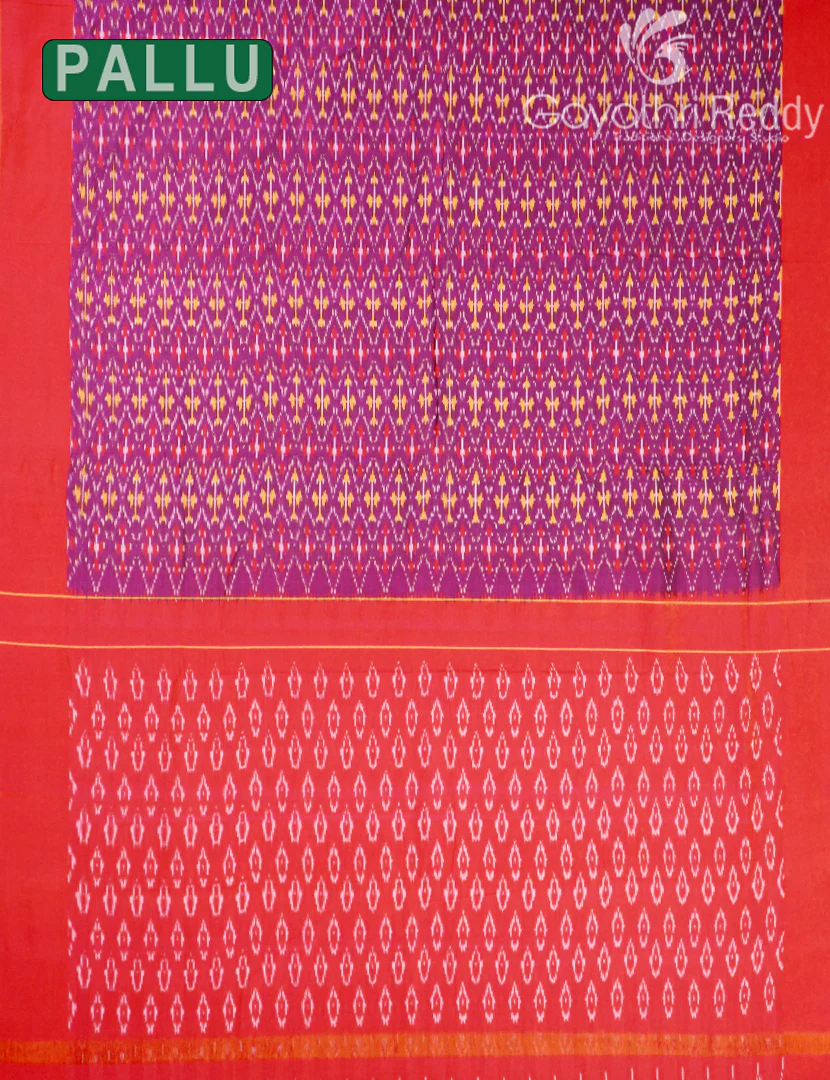 PURE IKKAT COTTON SAREE-IKC1113 - Image 2