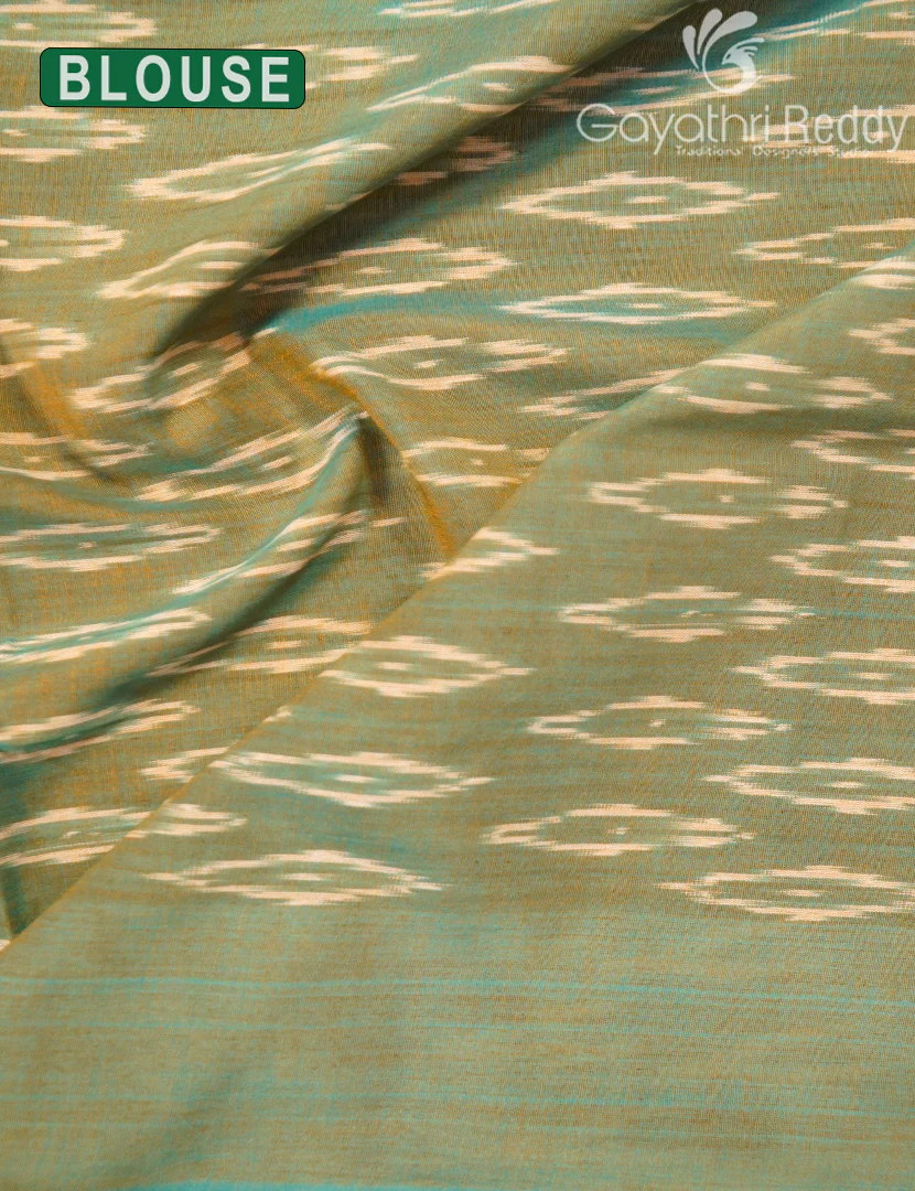 PURE IKKAT COTTON SAREE-IKC1116 - Image 3
