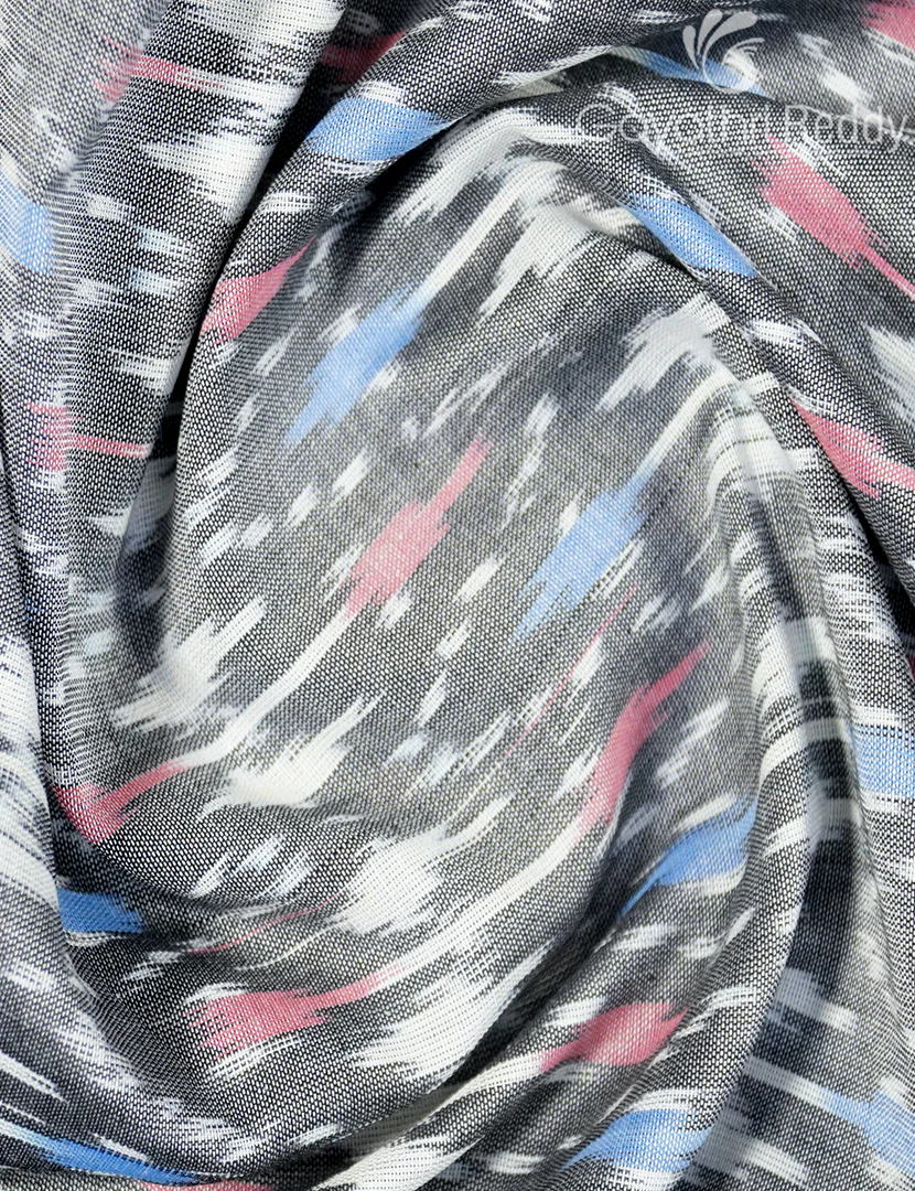 PURE IKKAT COTTON SAREE-IKC1117 - Image 5