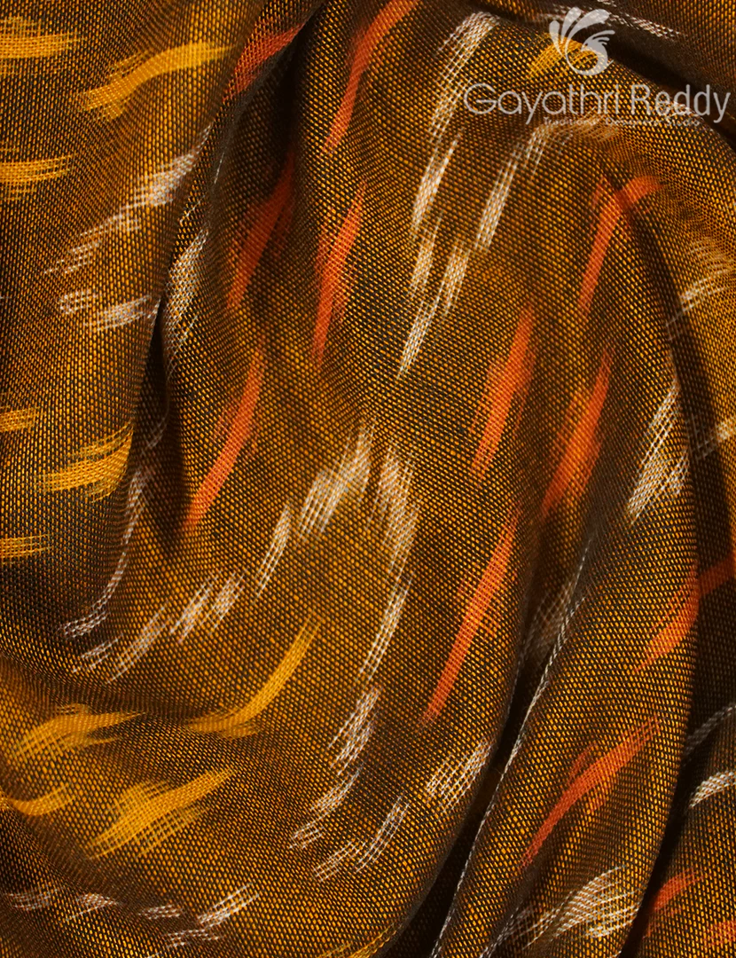 PURE IKKAT COTTON SAREE-IKC1118 - Image 5