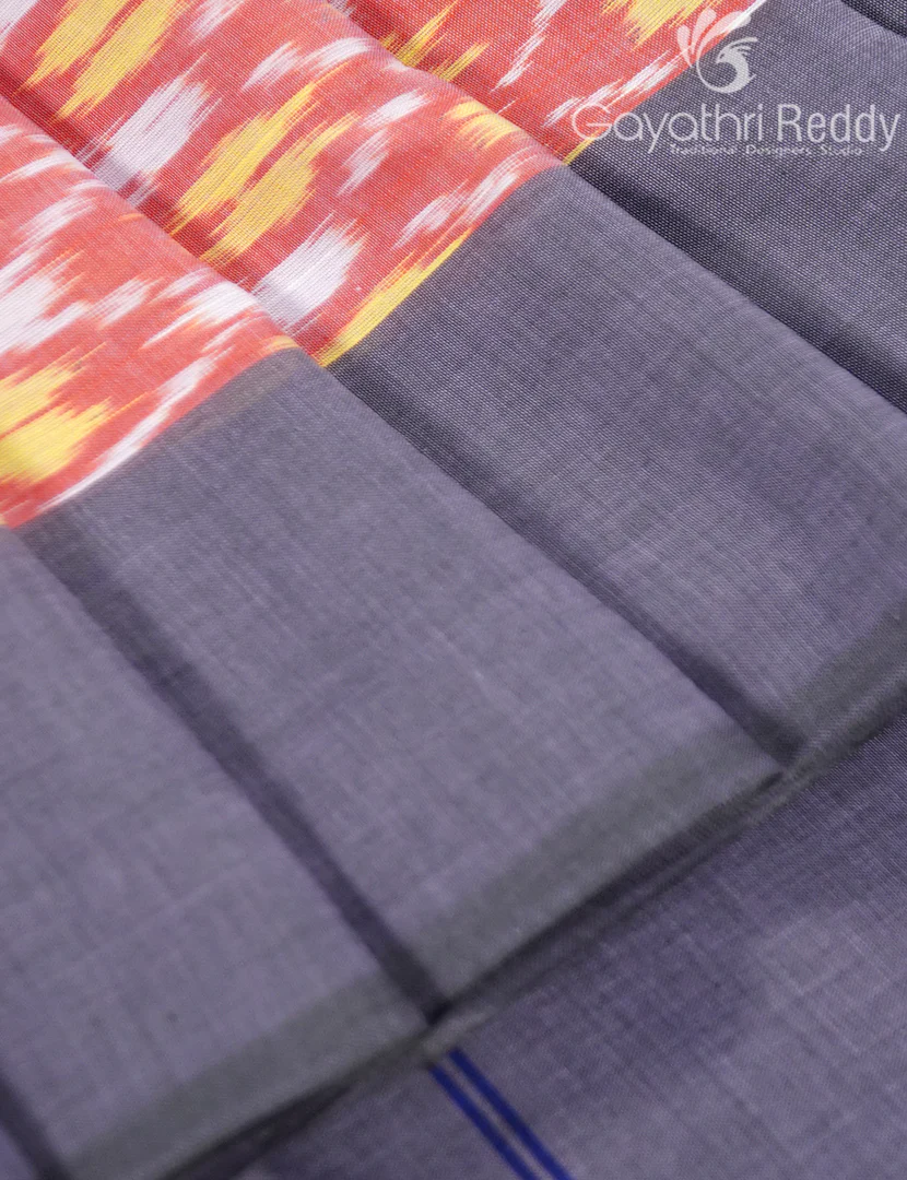 PURE IKKAT COTTON SAREE-IKC1119 - Image 4