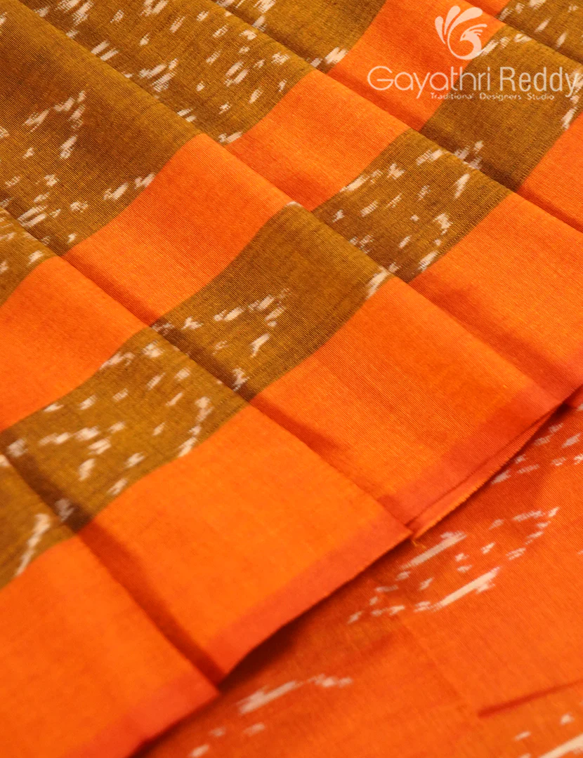 PURE IKKAT COTTON SAREE-IKC1120 - Image 4