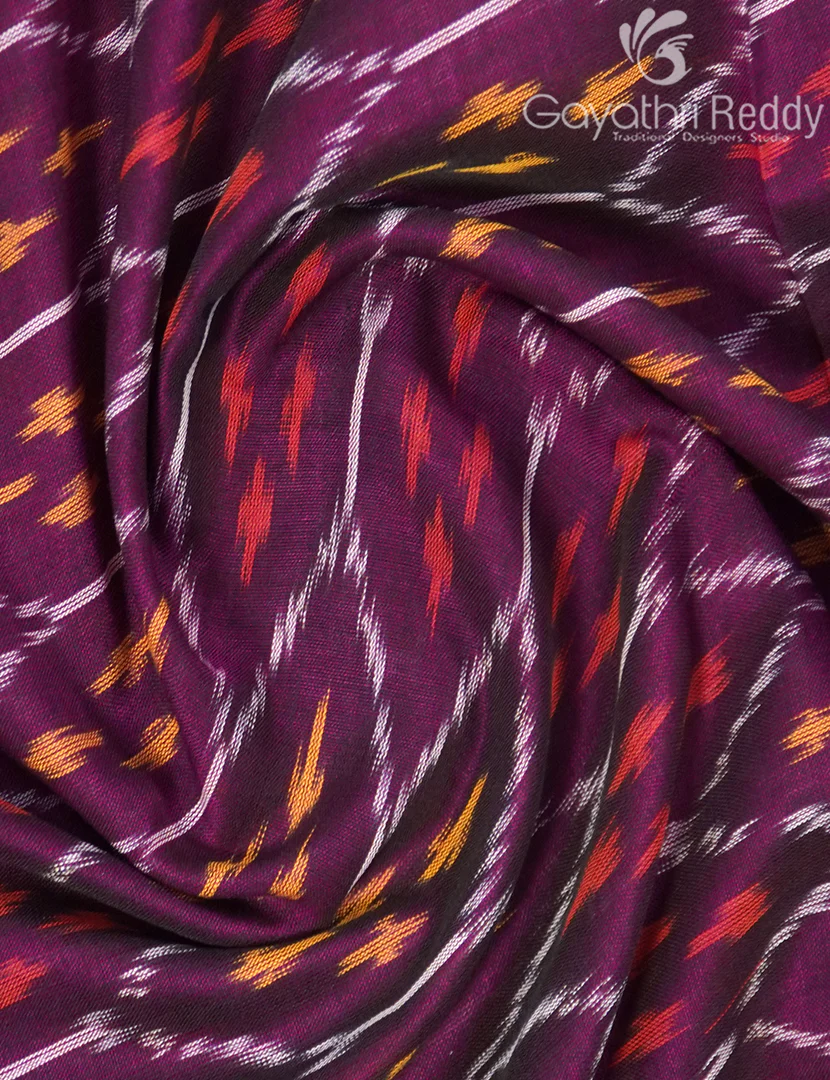 PURE IKKAT COTTON SAREE-IKC1126 - Image 5