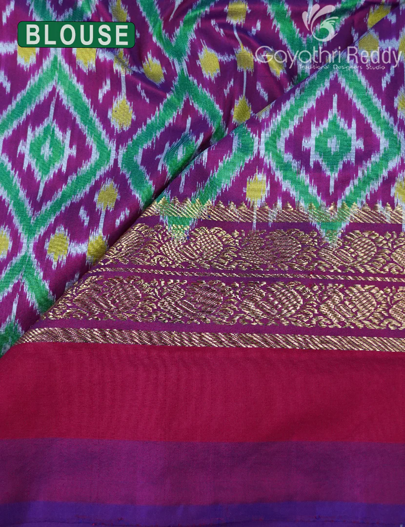 PURE IKKAT PATTU-IP773 - Image 3