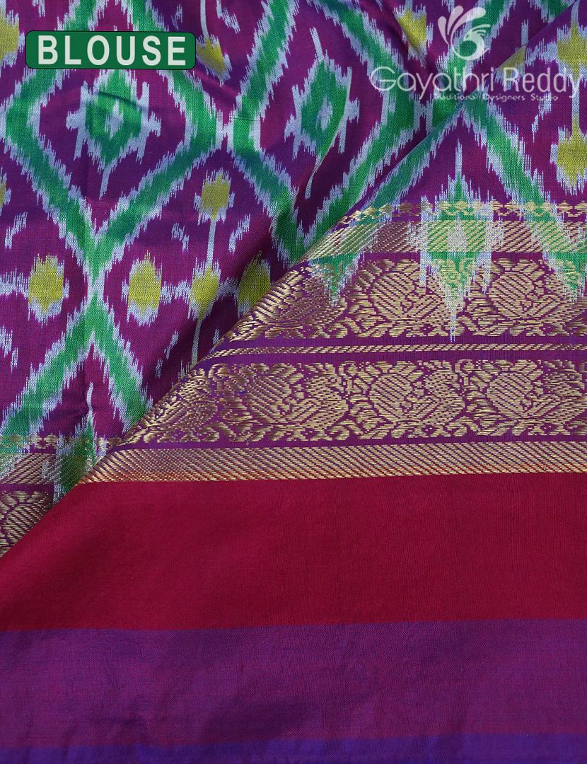 PURE IKKAT PATTU-IP774 - Image 3