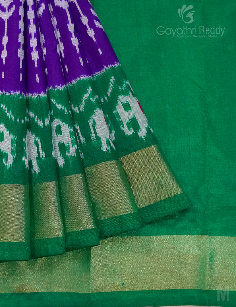 PURE IKKAT PATTU LEHANGA(ZERO SIZE)-IPL96
