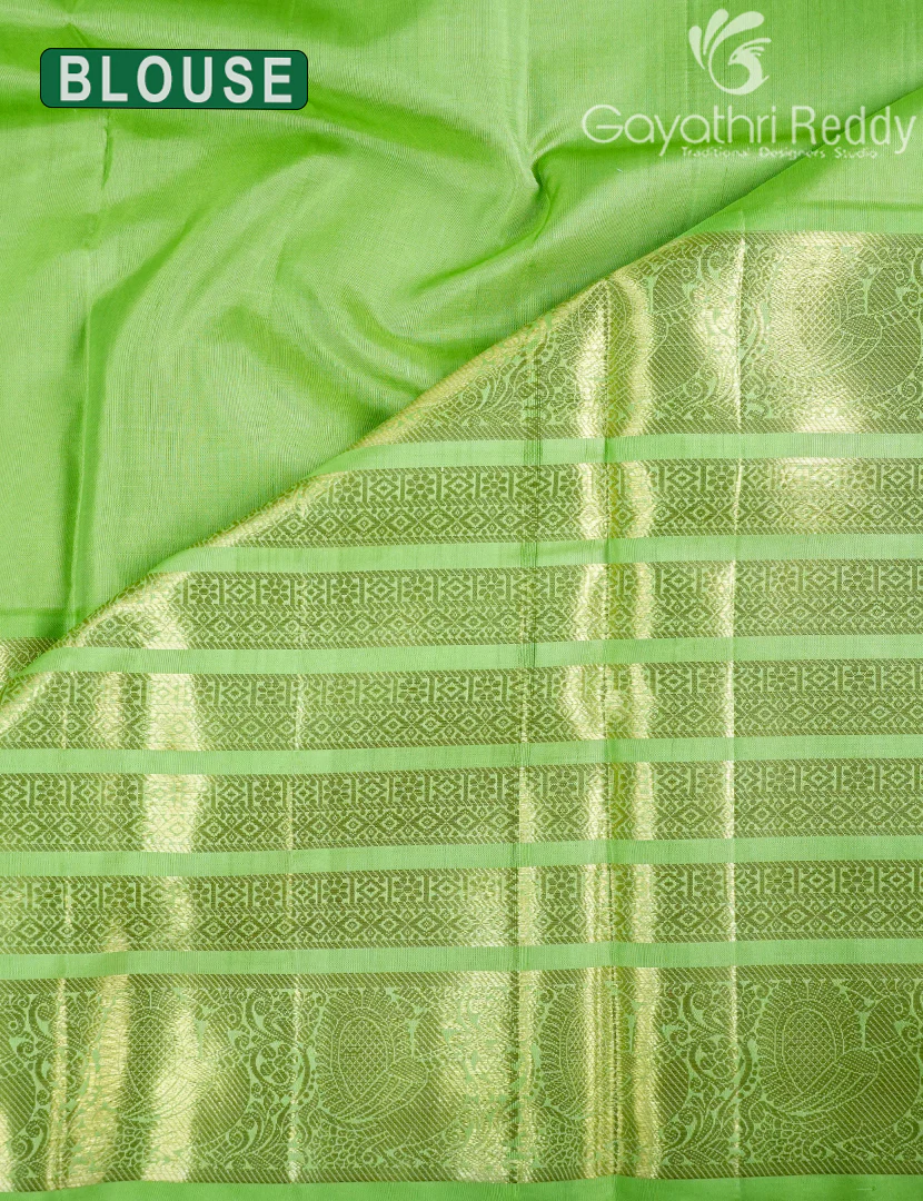 PURE KANCHI 2G SILK(H.L)SAREE-PKSS2 - Image 3