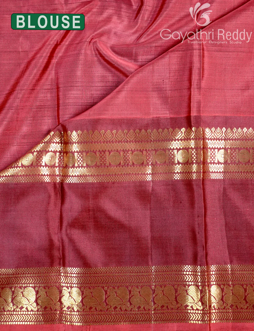 PURE KANCHI 2G SILK(H.L)SAREE-PKSS4 - Image 3