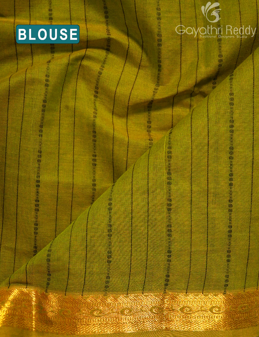 PURE KANCHI COTTON RICH PALLU-KC3060 - Image 3