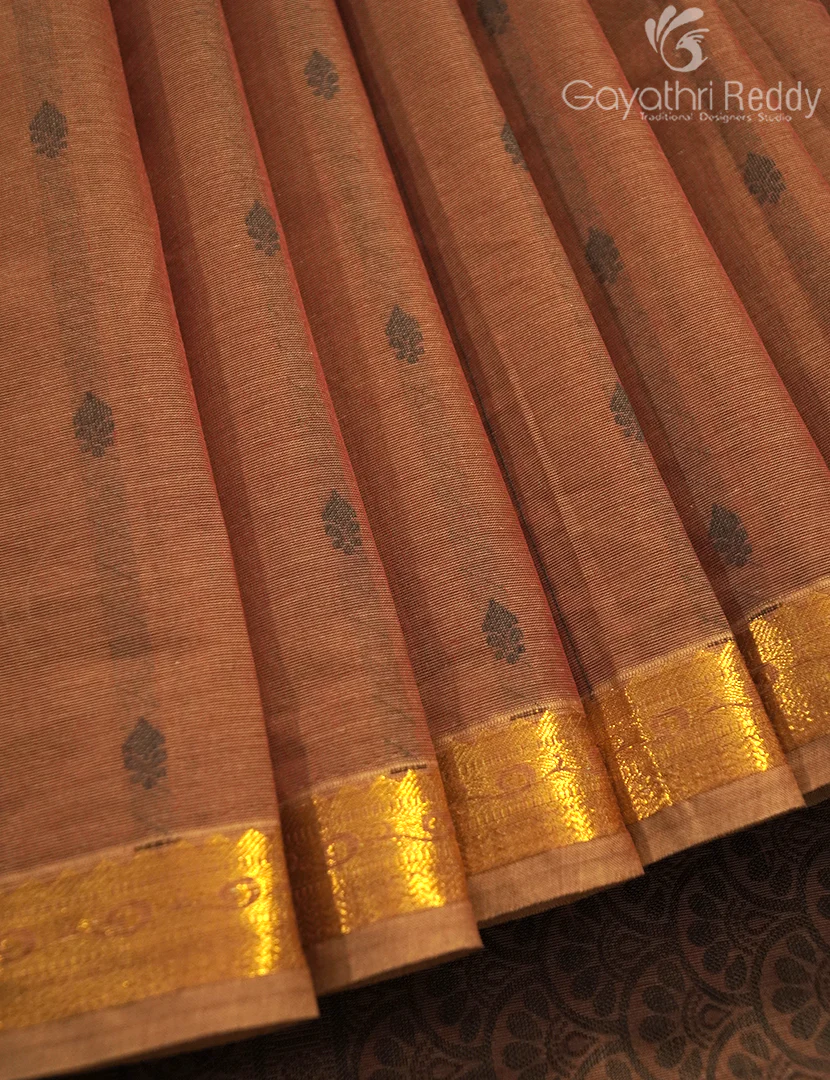 PURE KANCHI COTTON RICH PALLU-KC3062 - Image 4