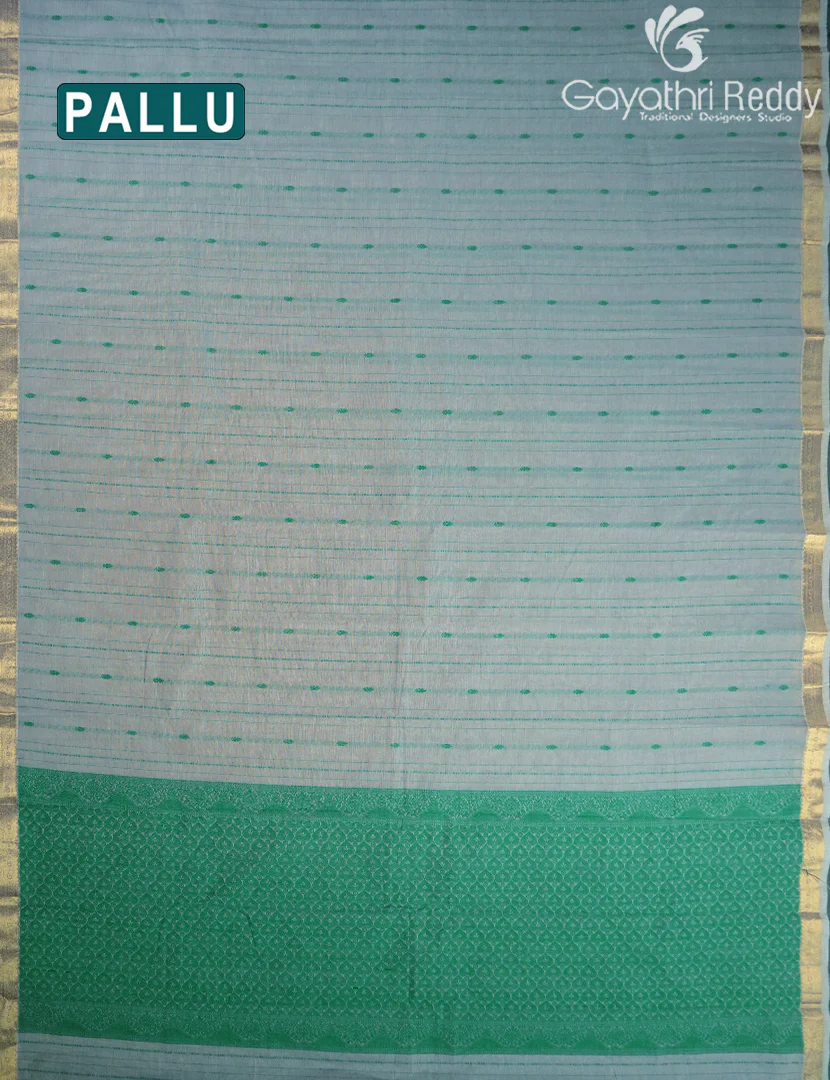 PURE KANCHI COTTON RICH PALLU-KC3066 - Image 2