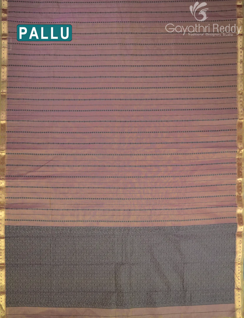 PURE KANCHI COTTON RICH PALLU-KC3076 - Image 2