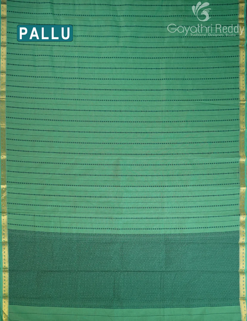 PURE KANCHI COTTON RICH PALLU-KC3077 - Image 2