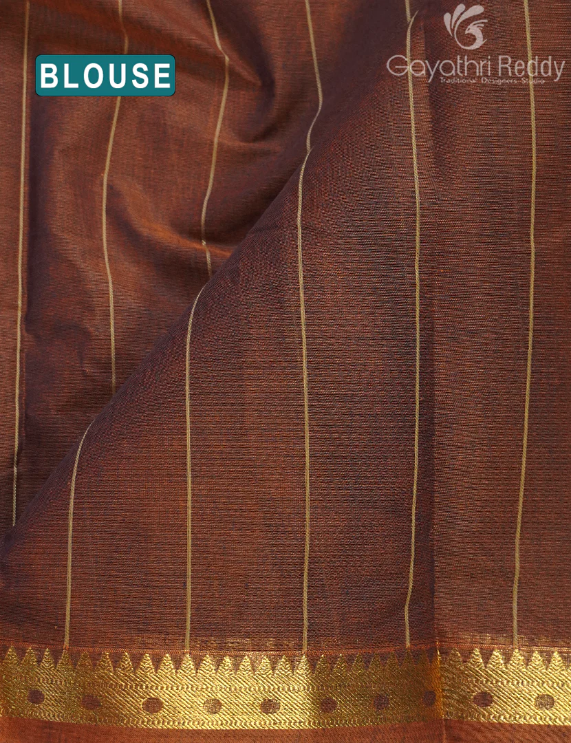 PURE KANCHI COTTON RICH PALLU-KC3079 - Image 3