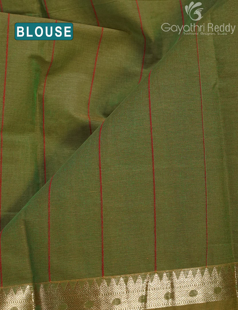 PURE KANCHI COTTON RICH PALLU-KC3084 - Image 3