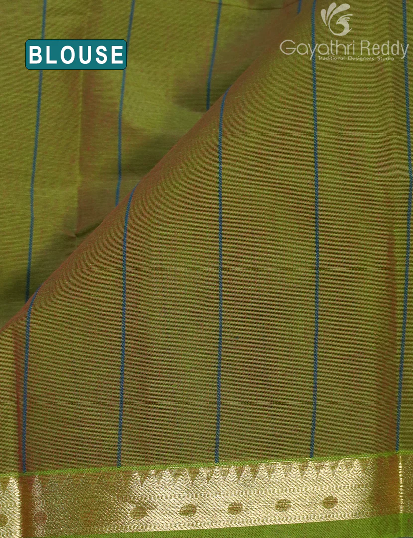 PURE KANCHI COTTON RICH PALLU-KC3087 - Image 3