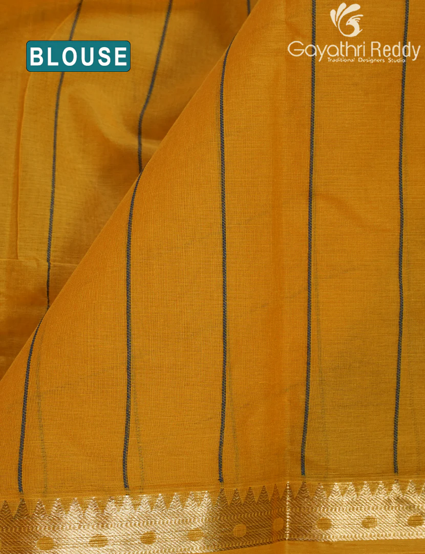 PURE KANCHI COTTON RICH PALLU-KC3088 - Image 3