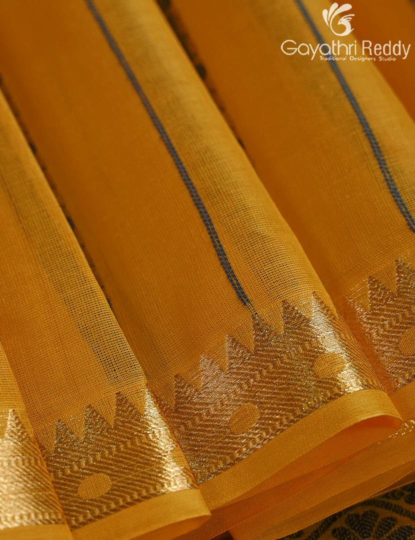 PURE KANCHI COTTON RICH PALLU-KC3088 - Image 4
