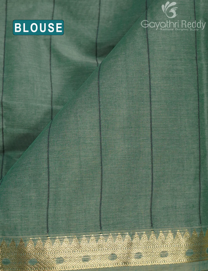 PURE KANCHI COTTON RICH PALLU-KC3089 - Image 3