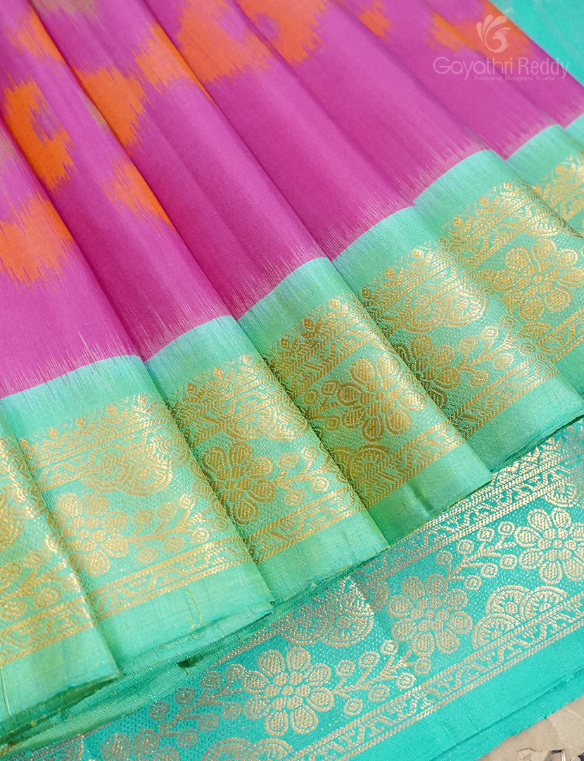 PURE KANCHI IKKAT PATTU-IP648 - Image 3